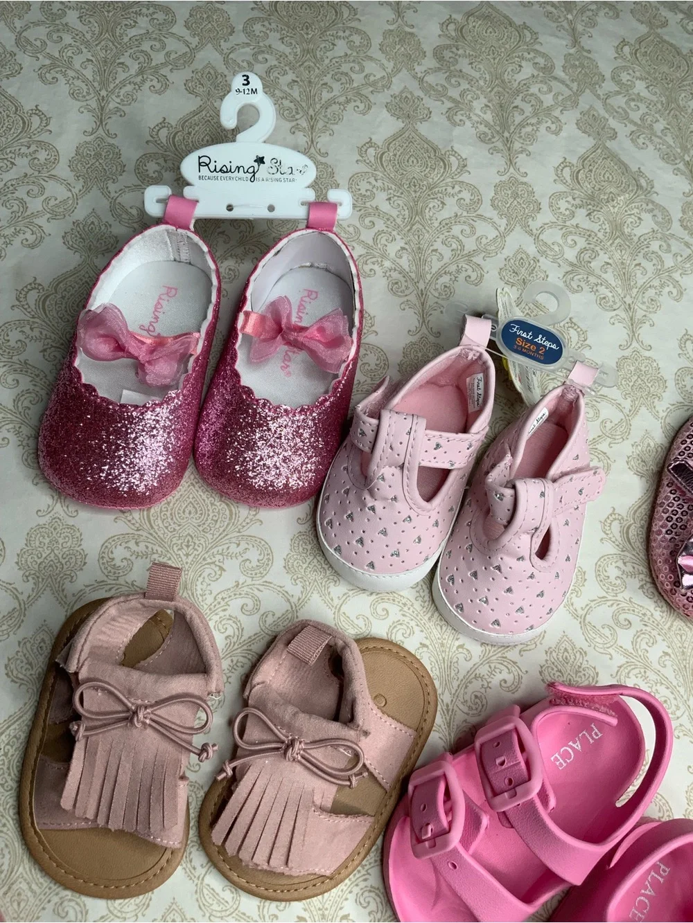Baby Girl Shoe Bundle 11 Pairs Sizes 0–12 Months